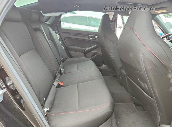 2HGFE1E51SH472066 2025 HONDA CIVIC Black Вид задніх сидінь