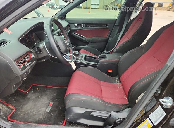 2HGFE1E51SH472066 2025 HONDA CIVIC Black Вид салону спереду
