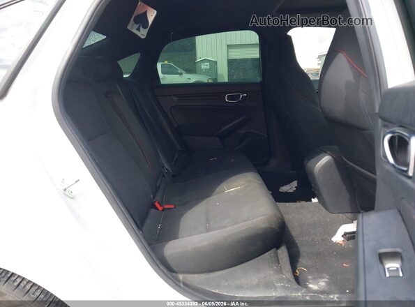 2HGFE1E52NH474414 2022 HONDA CIVIC White Widok naklejki z numerem VIN