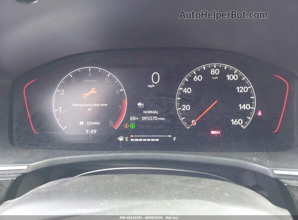 2HGFE1E52NH474414 2022 HONDA CIVIC White Widok tylnych siedzeń