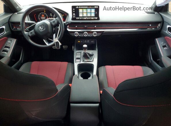 2HGFE1E52RH473849 2024 HONDA CIVIC Gray წინა პანელის ხედი