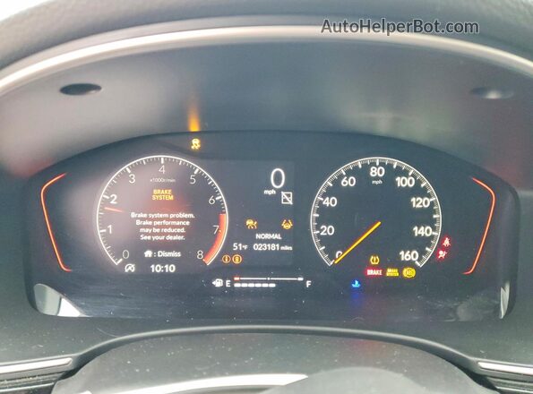2HGFE1E52RH473849 2024 HONDA CIVIC Gray ხელსაწყოთა პანელის ხედი