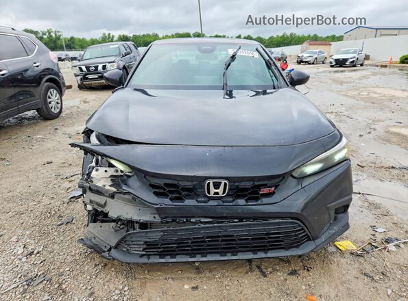 2HGFE1E54NH477606 2022 HONDA CIVIC Black Դիմացի տեսք