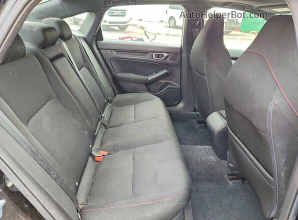 2HGFE1E54NH477606 2022 HONDA CIVIC Black Հետևի նստատեղերի տեսք