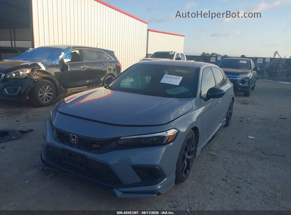 2HGFE1E55NH471135 2022 HONDA CIVIC Gray Передня ліва чверть