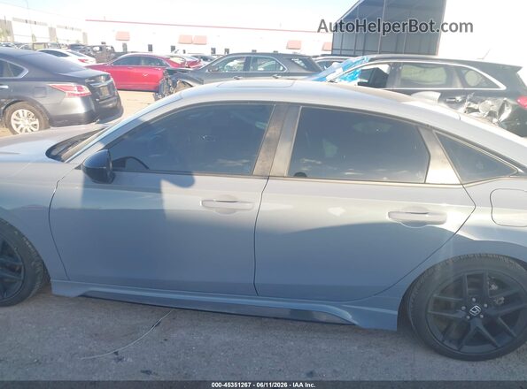 2HGFE1E55NH471135 2022 HONDA CIVIC Gray Вид панелі приладів