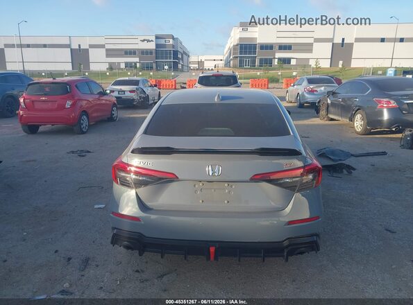 2HGFE1E55NH471135 2022 HONDA CIVIC Gray Вид задньої частини салону