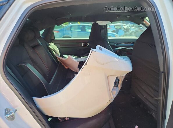 2HGFE1E55PH471588 2023 HONDA CIVIC White Вид задніх сидінь