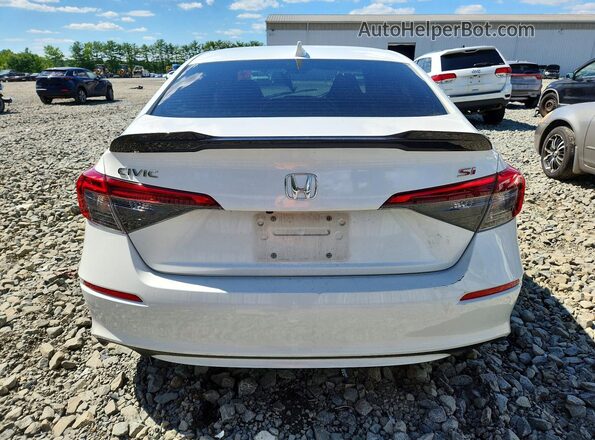 2HGFE1E55PH471588 2023 HONDA CIVIC White Вид ззаду