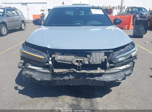 2HGFE1E57NH471881 2022 HONDA CIVIC Light Blue Вид щитка приборов