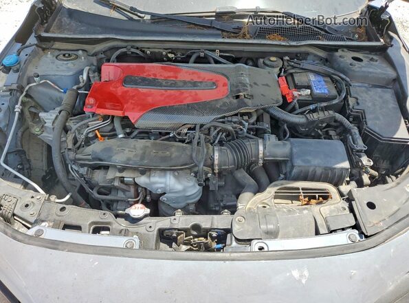 2HGFE1E57NH474084 2022 HONDA CIVIC Серый Вид задней части салона