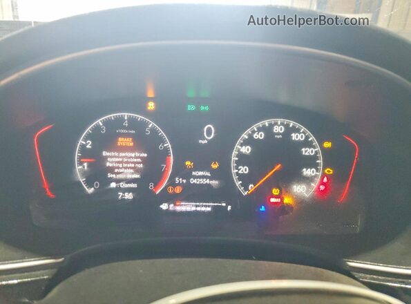 2HGFE1E57RH470574 2024 HONDA CIVIC Black Widok zestawu wskaźników