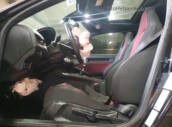 2HGFE1E57RH470574 2024 HONDA CIVIC Black Widok wnętrza z przodu