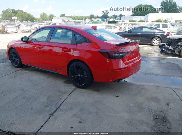 2HGFE1E57TH476222 2026 HONDA CIVIC Red უკანა მარცხენა