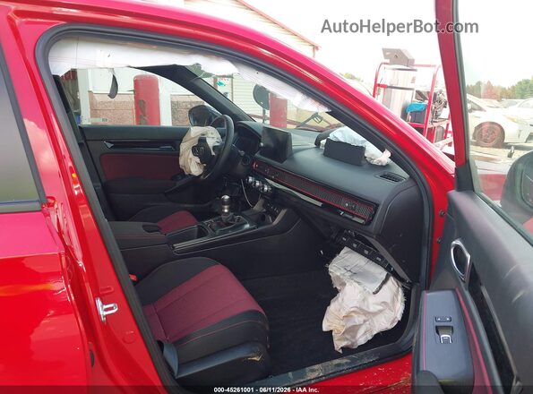 2HGFE1E57TH476222 2026 HONDA CIVIC Red წინა სალონის ხედი