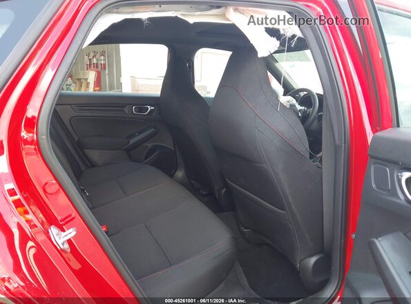 2HGFE1E57TH476222 2026 HONDA CIVIC Red უკანა სავარძლების ხედი