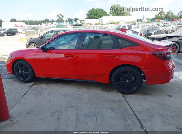 2HGFE1E57TH476222 2026 HONDA CIVIC Red უკანა სალონის ხედი