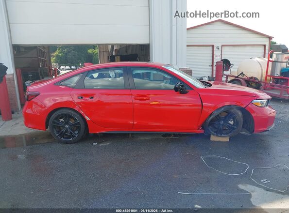 2HGFE1E57TH476222 2026 HONDA CIVIC Red ხელსაწყოთა პანელის ხედი