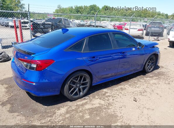 2HGFE1E58NH472697 2022 HONDA CIVIC SI Синий Задняя правая четверть