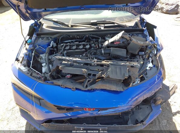 2HGFE1E58NH472697 2022 HONDA CIVIC SI Синий Вид сзади