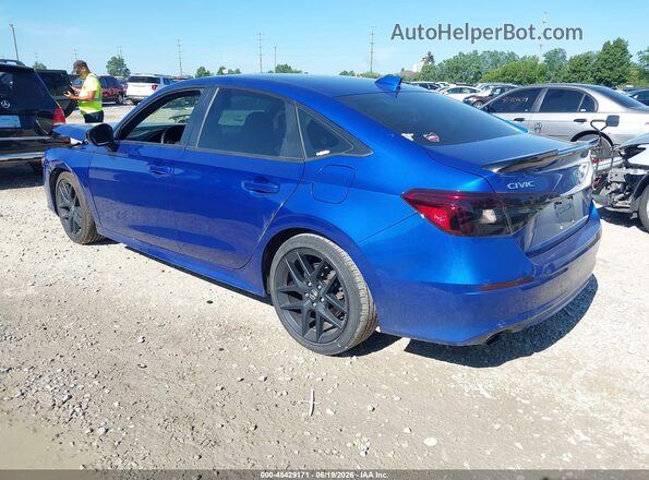 2HGFE1E58NH476099 2022 HONDA CIVIC Blue Rear left