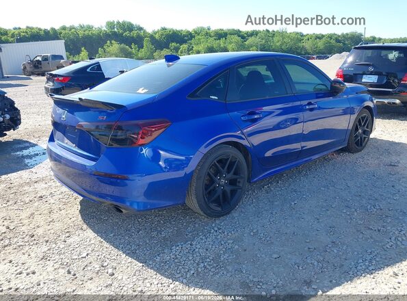 2HGFE1E58NH476099 2022 HONDA CIVIC Blue Rear right