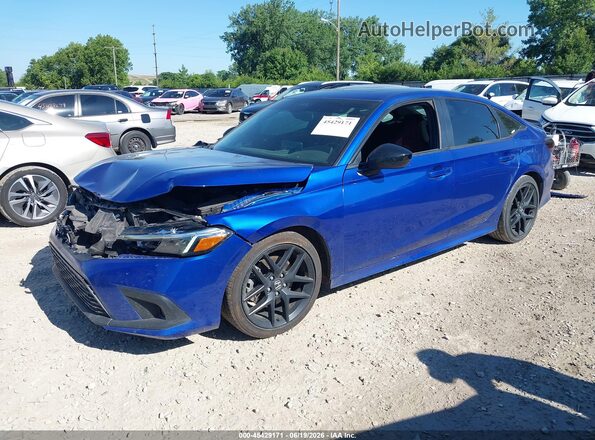 2HGFE1E58NH476099 2022 HONDA CIVIC Blue Front left