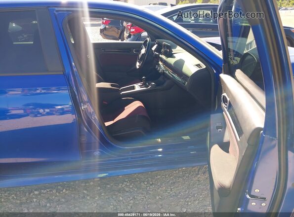 2HGFE1E58NH476099 2022 HONDA CIVIC Blue Front interior view