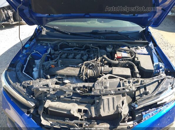 2HGFE1E58NH476099 2022 HONDA CIVIC Blue Rear view