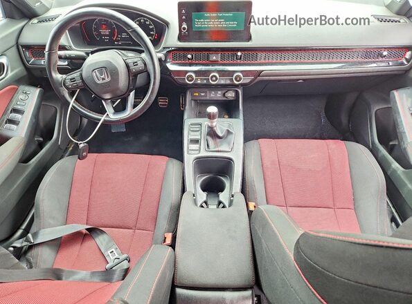2HGFE1E58NH477673 2022 HONDA CIVIC Black Dashboard view