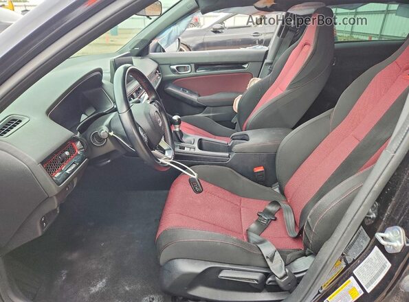 2HGFE1E58NH477673 2022 HONDA CIVIC Black Front interior view
