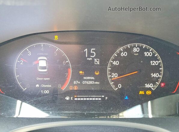 2HGFE1E59PH473862 2023 HONDA CIVIC White ხელსაწყოთა პანელის ხედი