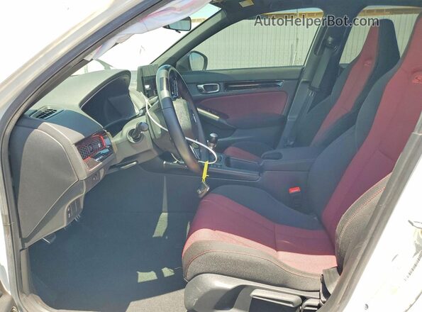 2HGFE1E59PH473862 2023 HONDA CIVIC White წინა სალონის ხედი