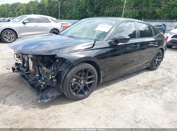 2HGFE1E59RH475341 2024 HONDA CIVIC Black Передня ліва чверть