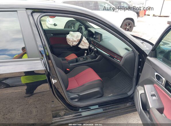 2HGFE1E59RH475341 2024 HONDA CIVIC Black Вид салону спереду
