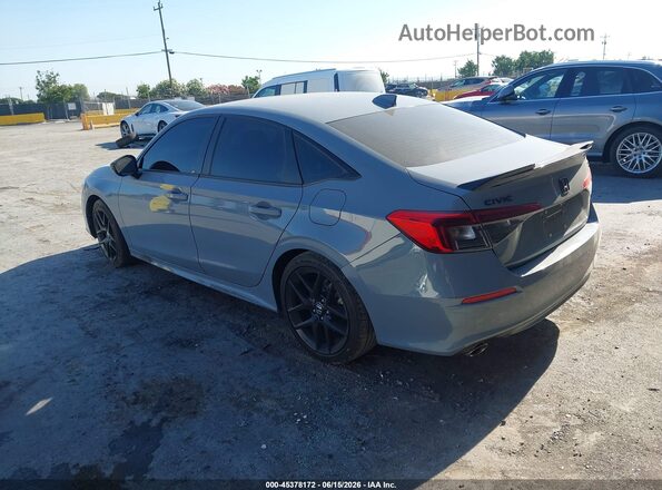 2HGFE1E5XPH474163 2023 HONDA CIVIC Gray Հետևի ձախ