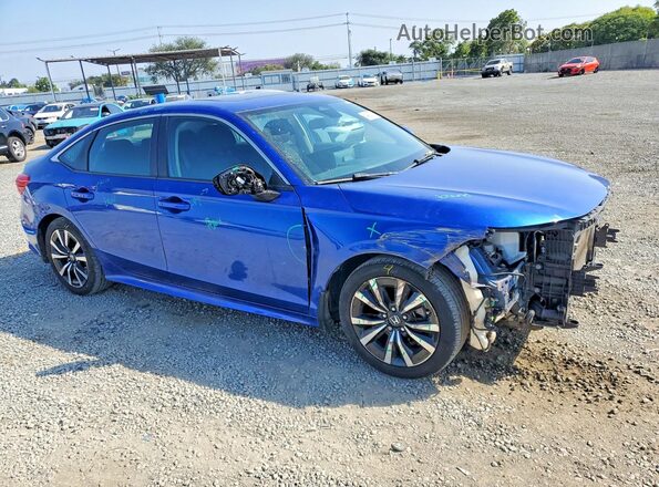 2HGFE1F70NH303838 2022 HONDA CIVIC Blue Front right