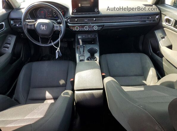2HGFE1F70NH303838 2022 HONDA CIVIC Blue Dashboard view
