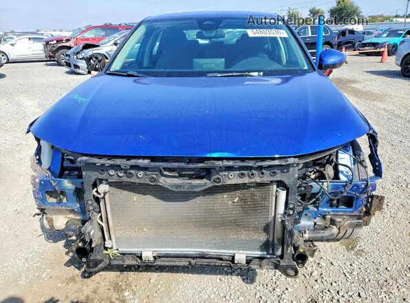 2HGFE1F70NH303838 2022 HONDA CIVIC Blue Front view