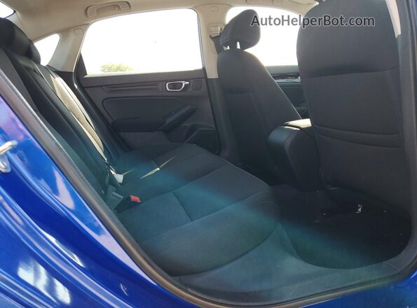 2HGFE1F70NH303838 2022 HONDA CIVIC Blue Rear seats view