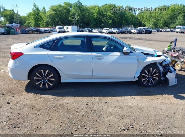 2HGFE1F70PH319704 2023 HONDA CIVIC White Widok wnętrza z tyłu