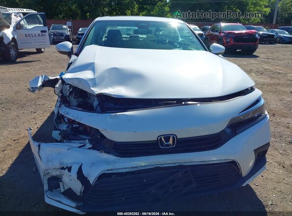 2HGFE1F70PH319704 2023 HONDA CIVIC White Widok zestawu wskaźników
