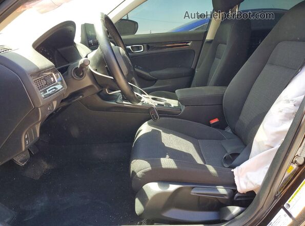 2HGFE1F70PH324448 2023 HONDA CIVIC Black წინა სალონის ხედი