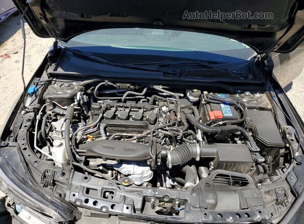 2HGFE1F70PH324448 2023 HONDA CIVIC Black უკანა სალონის ხედი