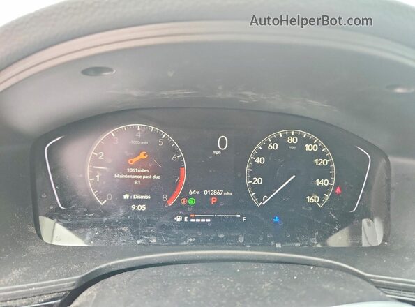 2HGFE1F70RH326476 2024 HONDA CIVIC Silver Instrument cluster view