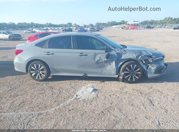 2HGFE1F71PH322031 2023 HONDA CIVIC Gray Rear interior view