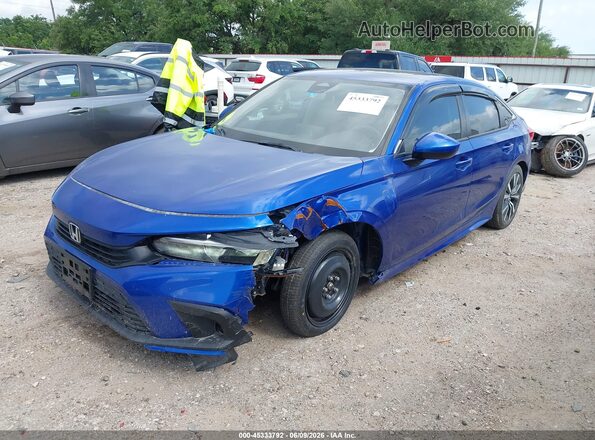 2HGFE1F72NH322651 2022 HONDA CIVIC Blue 