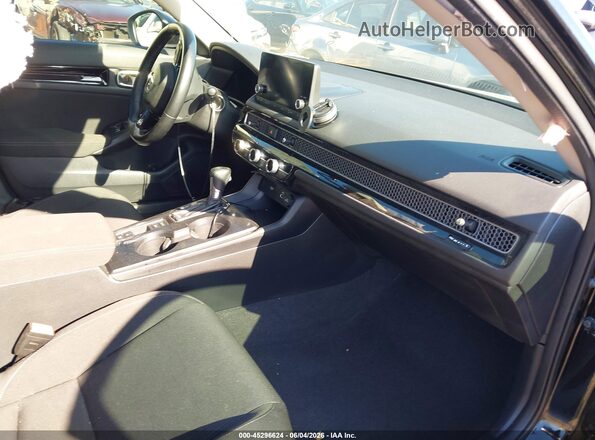 2HGFE1F73NH320858 2022 HONDA CIVIC Black Սալոնի դիմացի տեսք