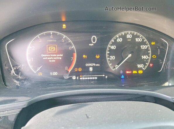 2HGFE1F73NH323324 2022 HONDA CIVIC White Սարքավորումների վահանակի տեսք