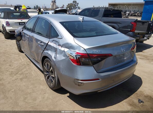 2HGFE1F73PH312956 2023 HONDA CIVIC Silver Trasero izquierdo